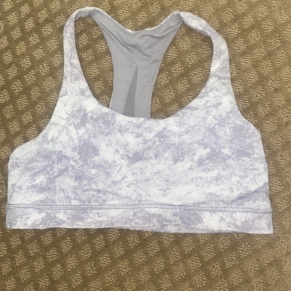Lulu lemon sports bra*without pads* grey pattern